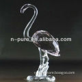 Transparent K9 Crystal Glass Animal Sculpture